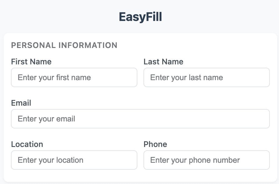 EasyFill
